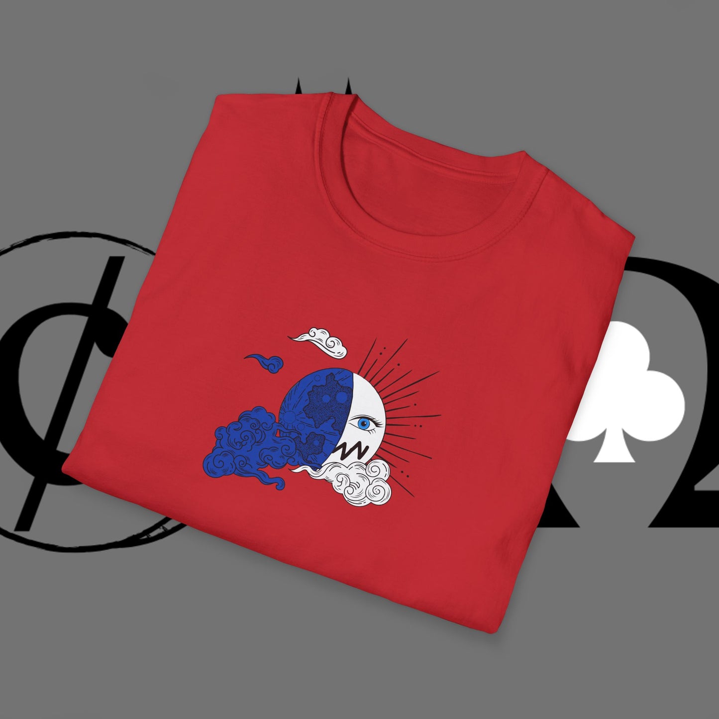 Ocean Wave Graphic T-Shirt — Blue Surf Sunset Design