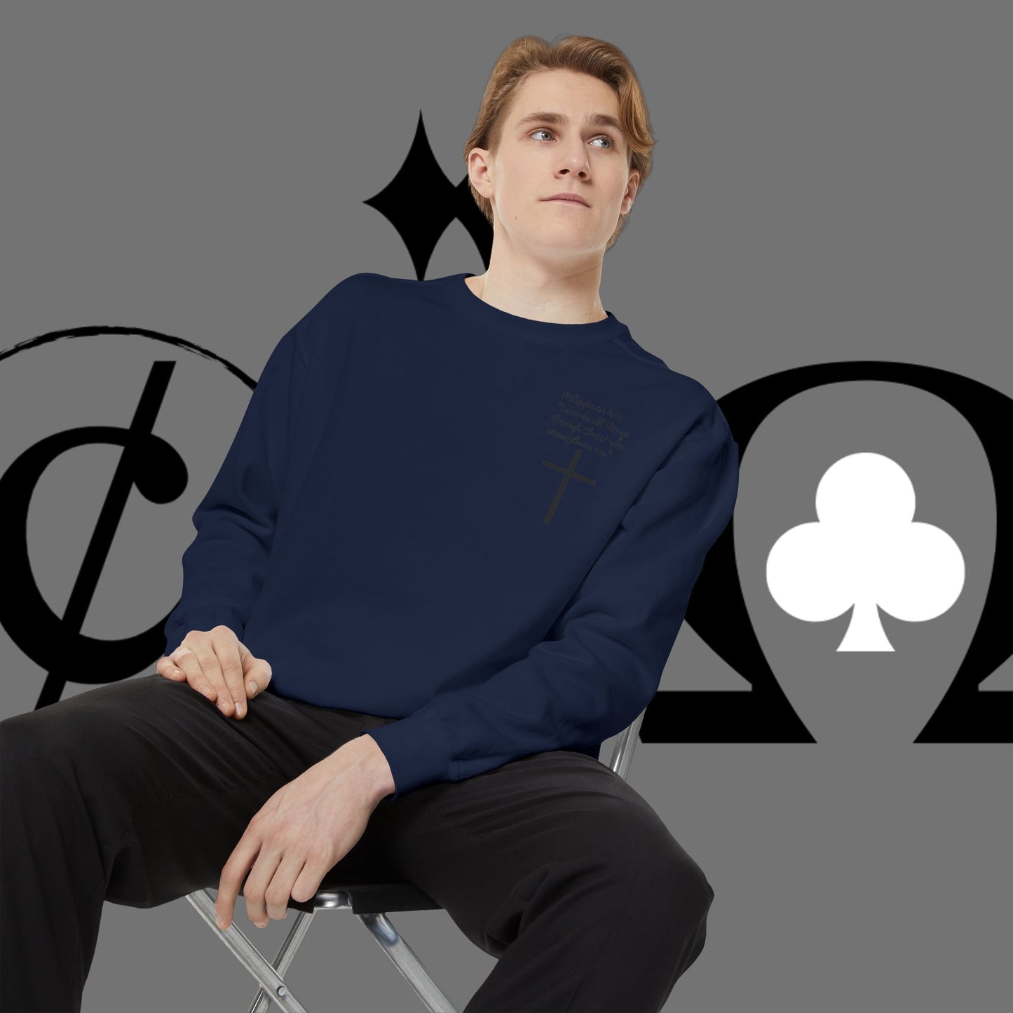 Unisex Garment-Dyed Sweatshirt