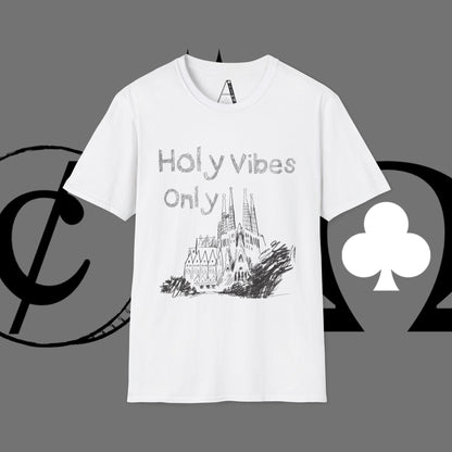 Christian Cross T-Shirt — Grunge Crown of Thorns Design