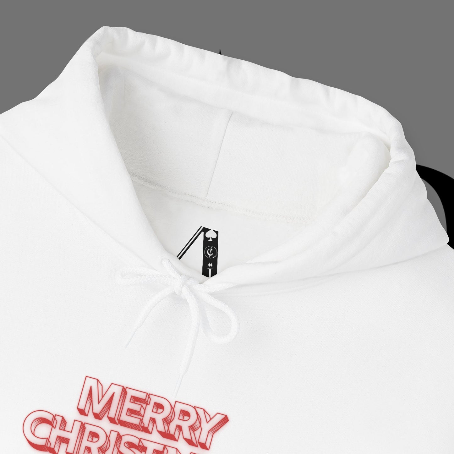 Christmas Hoodie — 'Merry Christmas' Front & 'Naughty is the New Nice' Back Holiday Hoodie