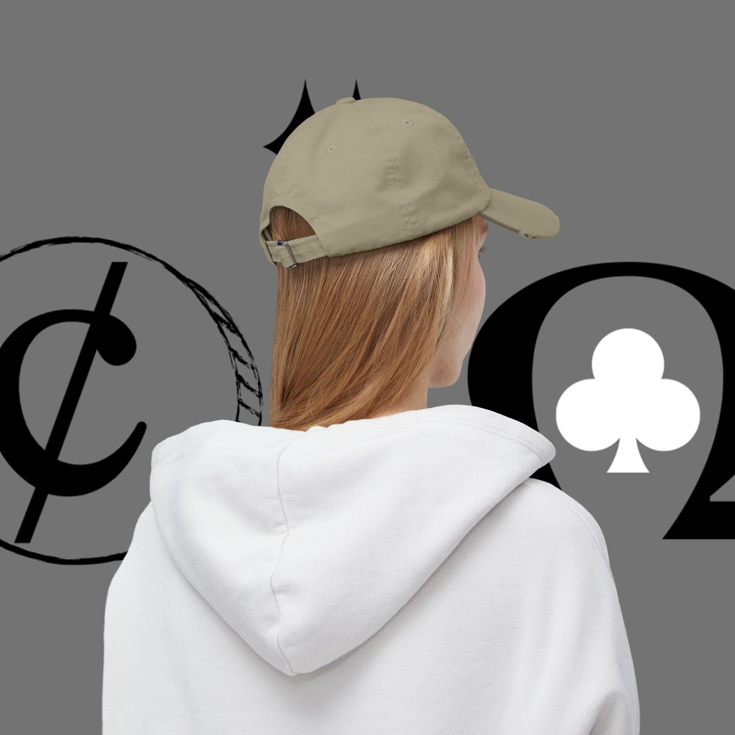 God First Distressed Dad Hat