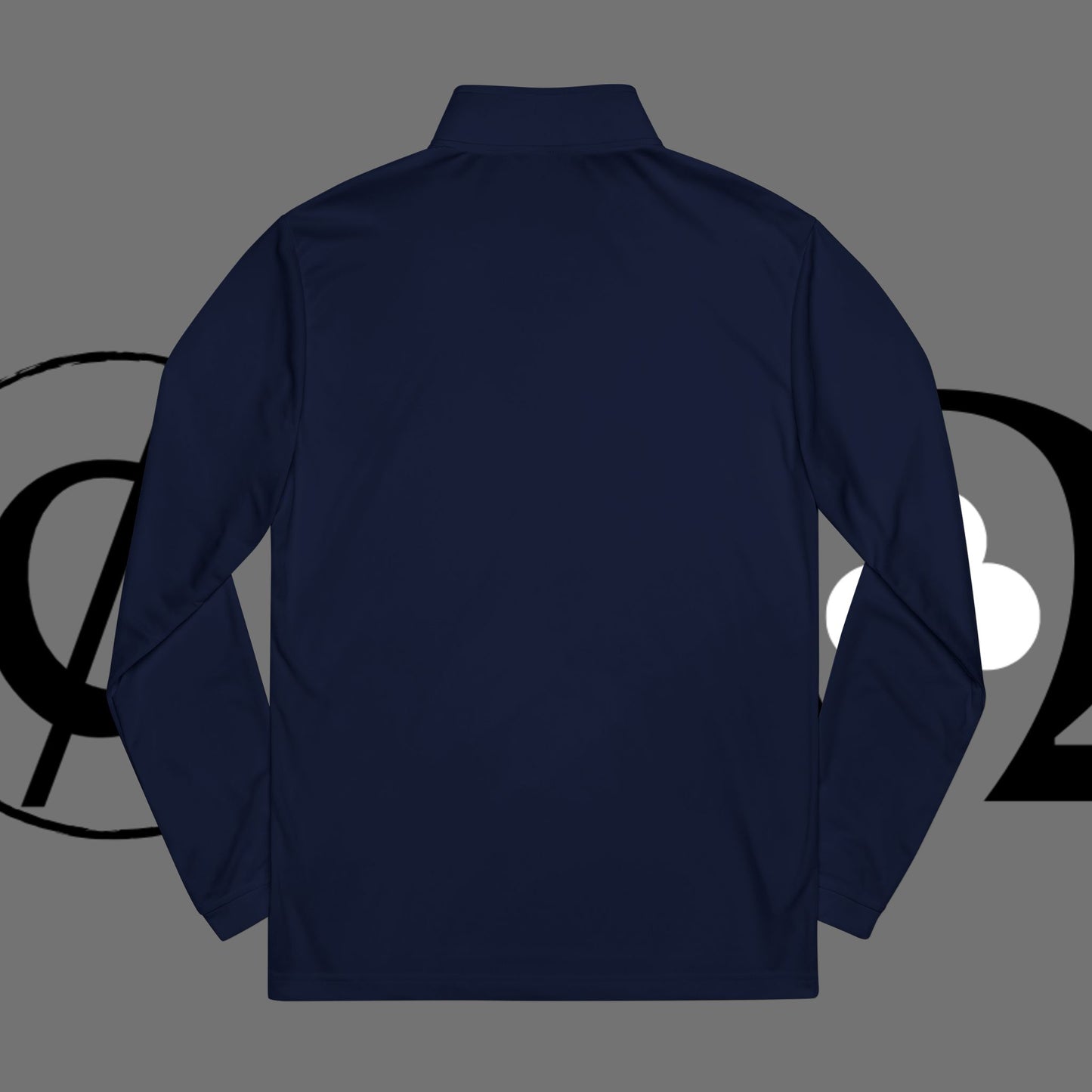 Embroidered 'Good Friend' adidas Quarter-Zip Pullover