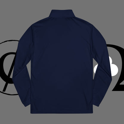 Embroidered 'Good Friend' adidas Quarter-Zip Pullover