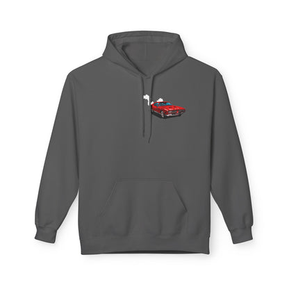 Classic Muscle Car Hoodie — Vintage Camaro Diagram Print