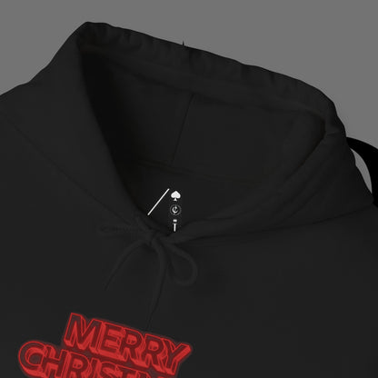 Christmas Hoodie — 'Merry Christmas' Front & 'Naughty is the New Nice' Back Holiday Hoodie