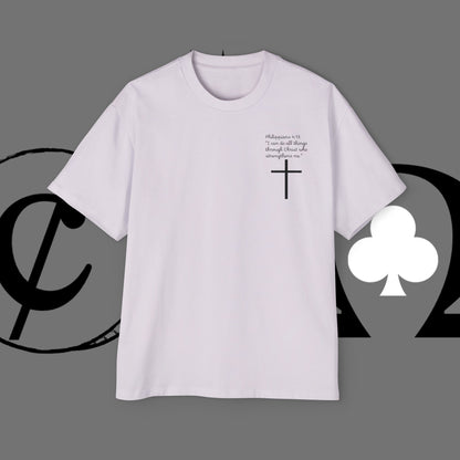 Action Symbol Tee — Minimal Graphic Men's Oversized T-Shirt