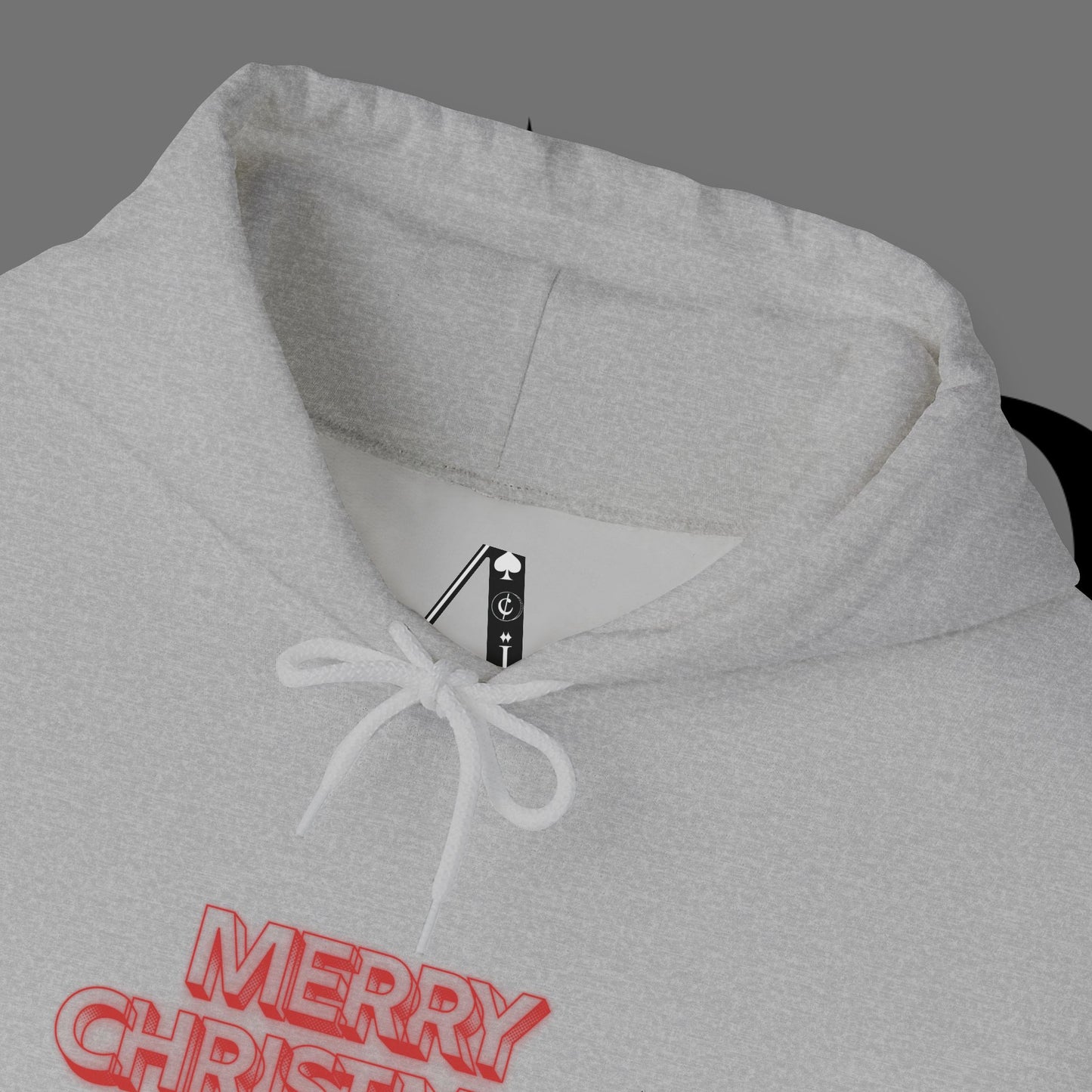 Christmas Hoodie — 'Merry Christmas' Front & 'Naughty is the New Nice' Back Holiday Hoodie