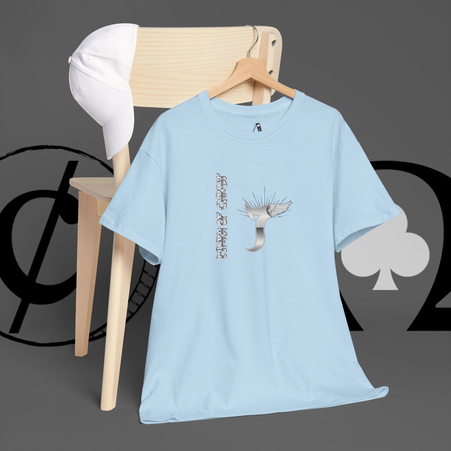 Minimal Whale Tail Tee — Japanese Kanji Nautical Graphic T-Shirt