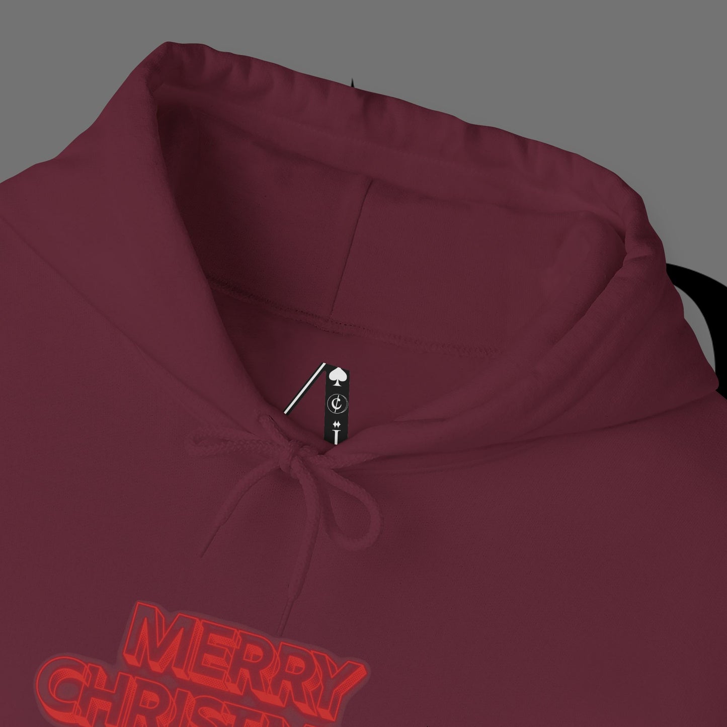Christmas Hoodie — 'Merry Christmas' Front & 'Naughty is the New Nice' Back Holiday Hoodie