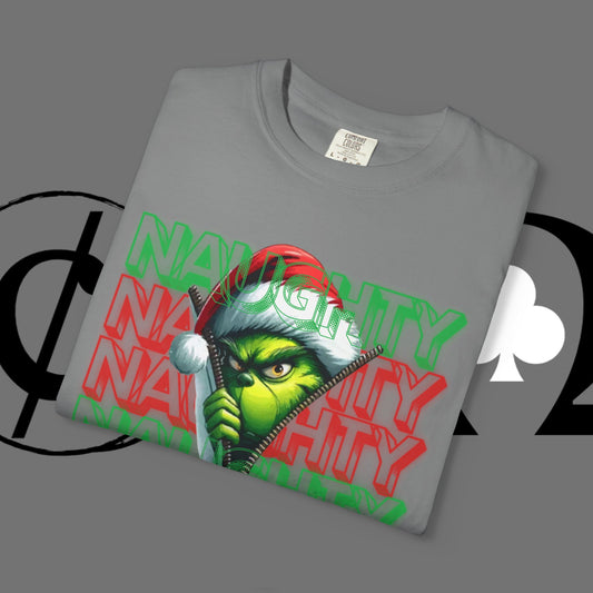 Grinch “Naughty Is the New Nice” Christmas T-Shirt