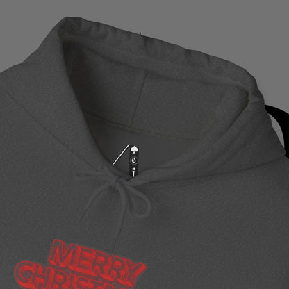 Christmas Hoodie — 'Merry Christmas' Front & 'Naughty is the New Nice' Back Holiday Hoodie