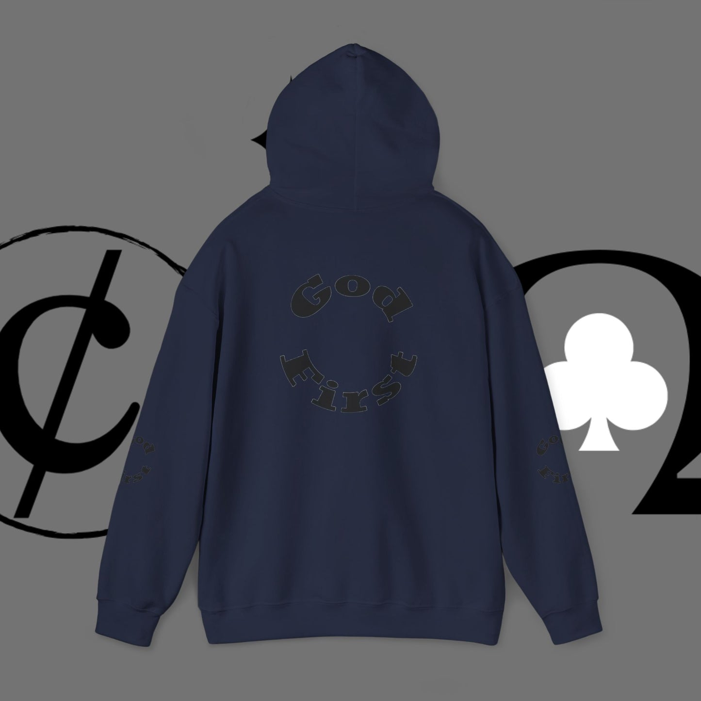 God First Hoodie — Minimal Faith Graphic Pullover