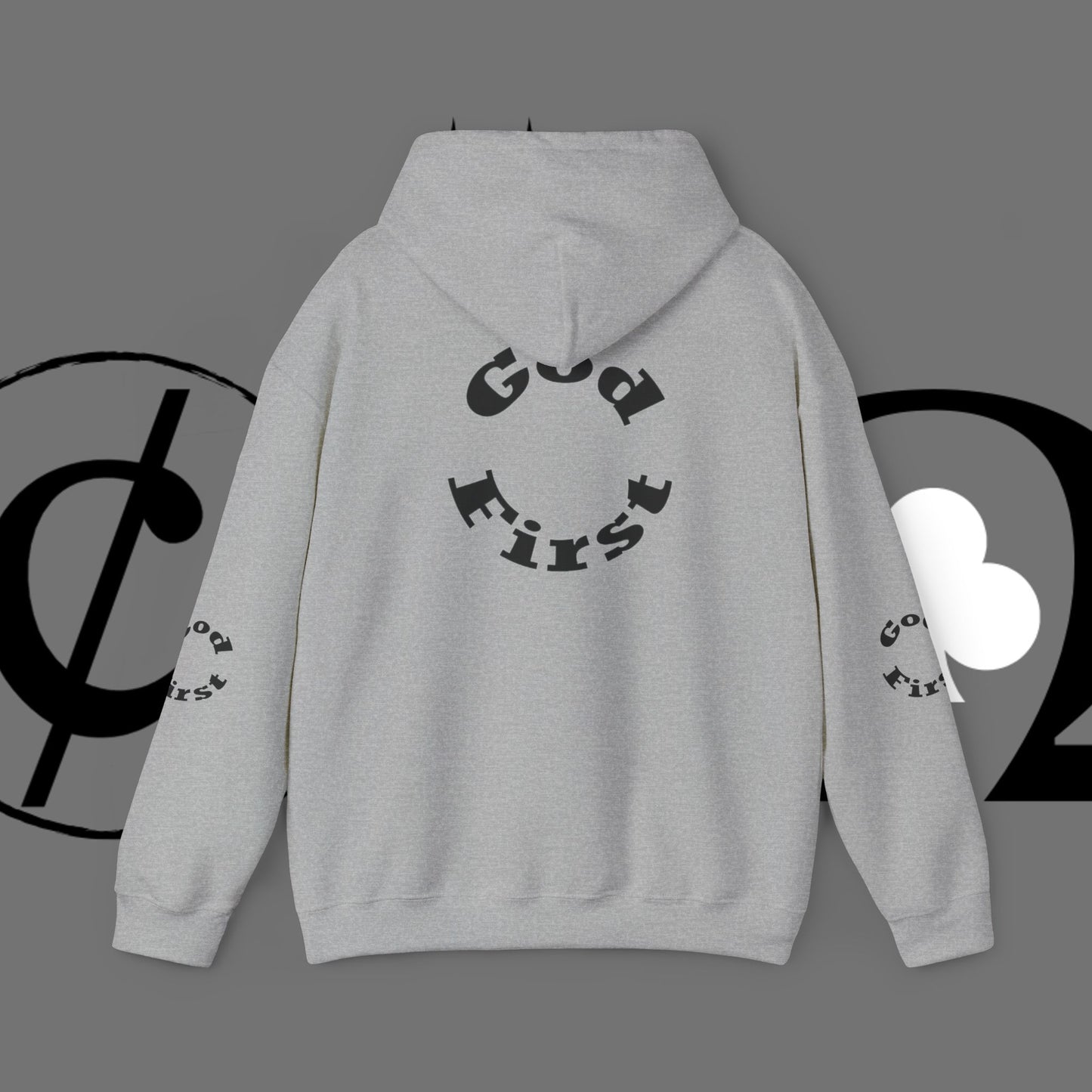 God First Hoodie — Minimal Faith Graphic Pullover