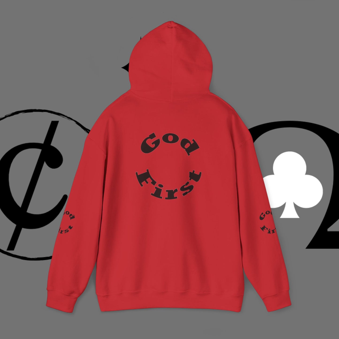 God First Hoodie — Minimal Faith Graphic Pullover