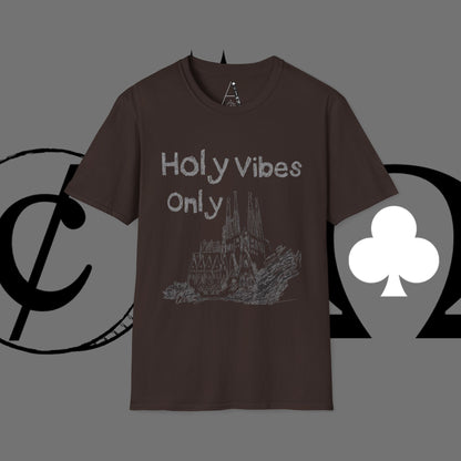 Christian Cross T-Shirt — Grunge Crown of Thorns Design