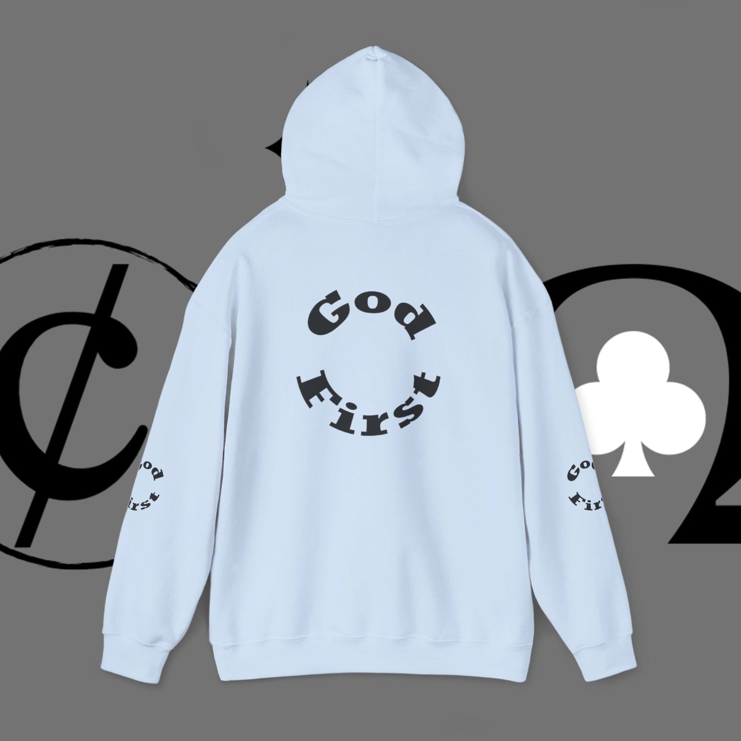 God First Hoodie — Minimal Faith Graphic Pullover