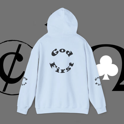God First Hoodie — Minimal Faith Graphic Pullover