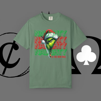 Grinch “Naughty Is the New Nice” Christmas T-Shirt