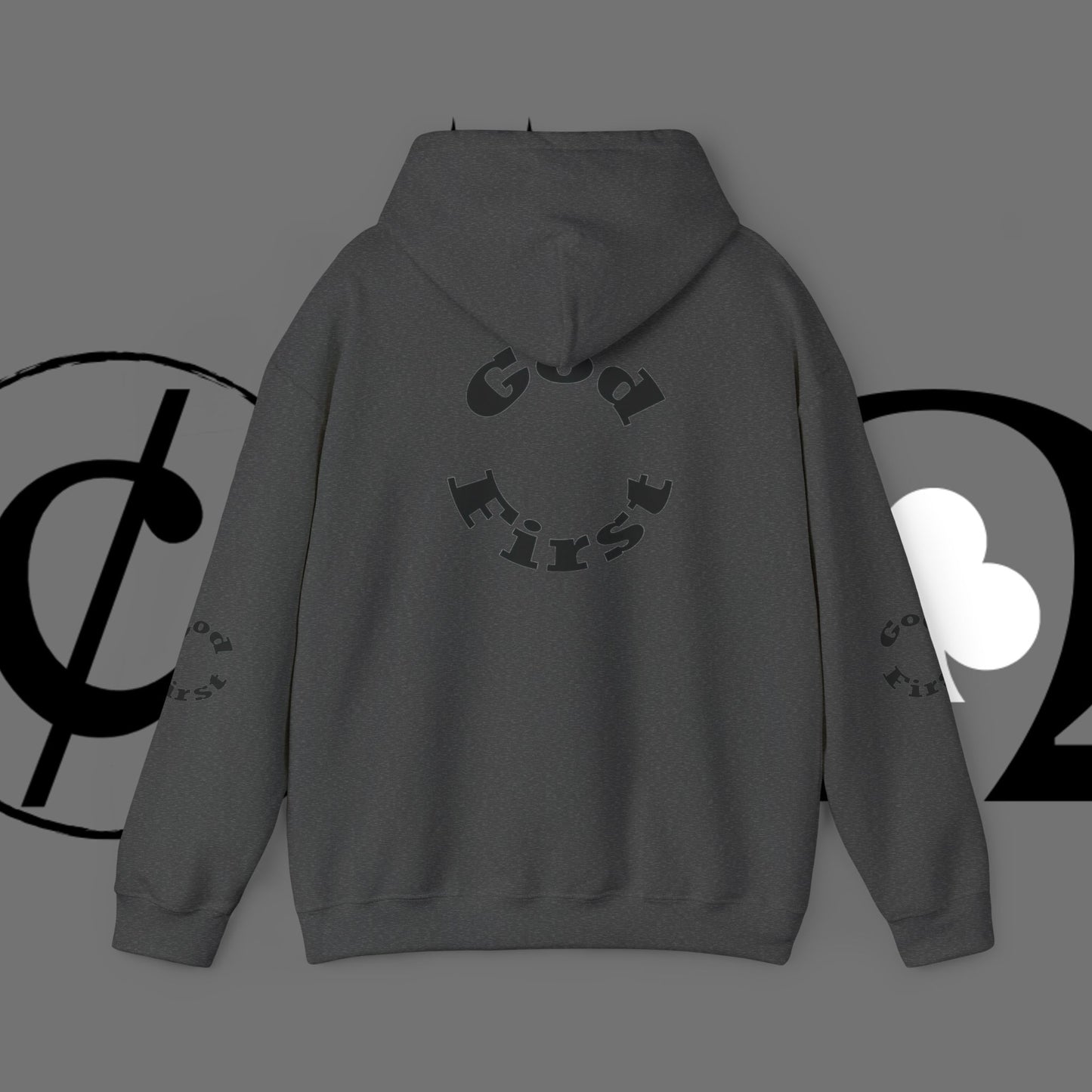 God First Hoodie — Minimal Faith Graphic Pullover