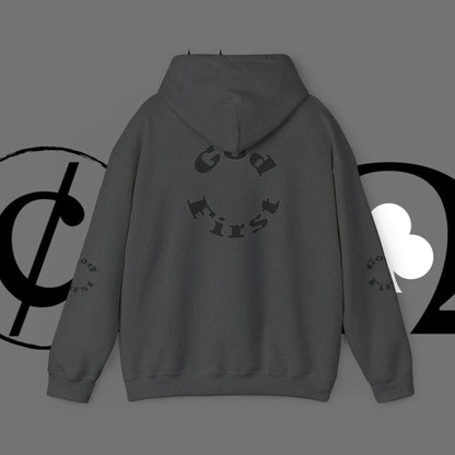 God First Hoodie — Minimal Faith Graphic Pullover