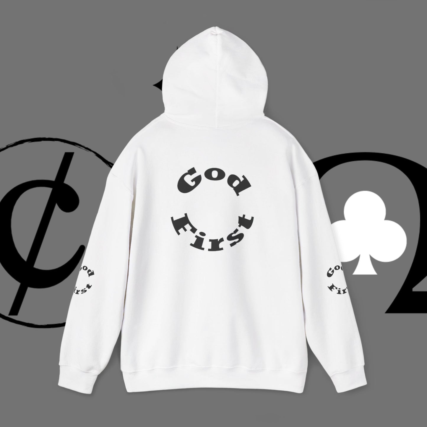 God First Hoodie — Minimal Faith Graphic Pullover