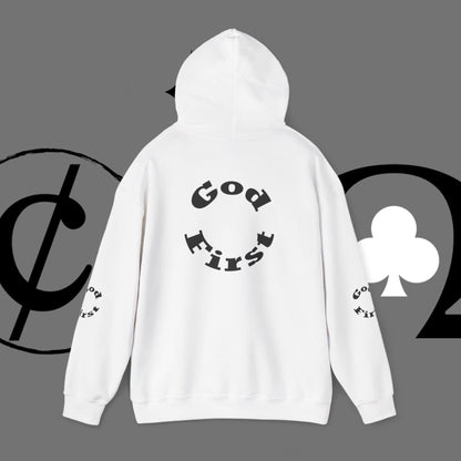 God First Hoodie — Minimal Faith Graphic Pullover