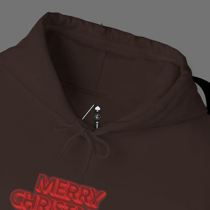 Christmas Hoodie — 'Merry Christmas' Front & 'Naughty is the New Nice' Back Holiday Hoodie