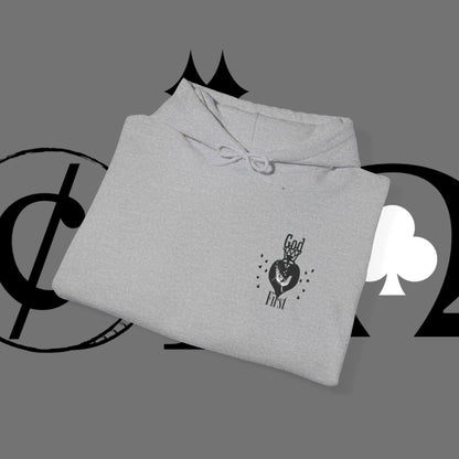God First Hoodie — Minimal Faith Graphic Pullover