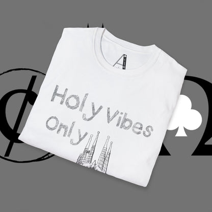 Christian Cross T-Shirt — Grunge Crown of Thorns Design