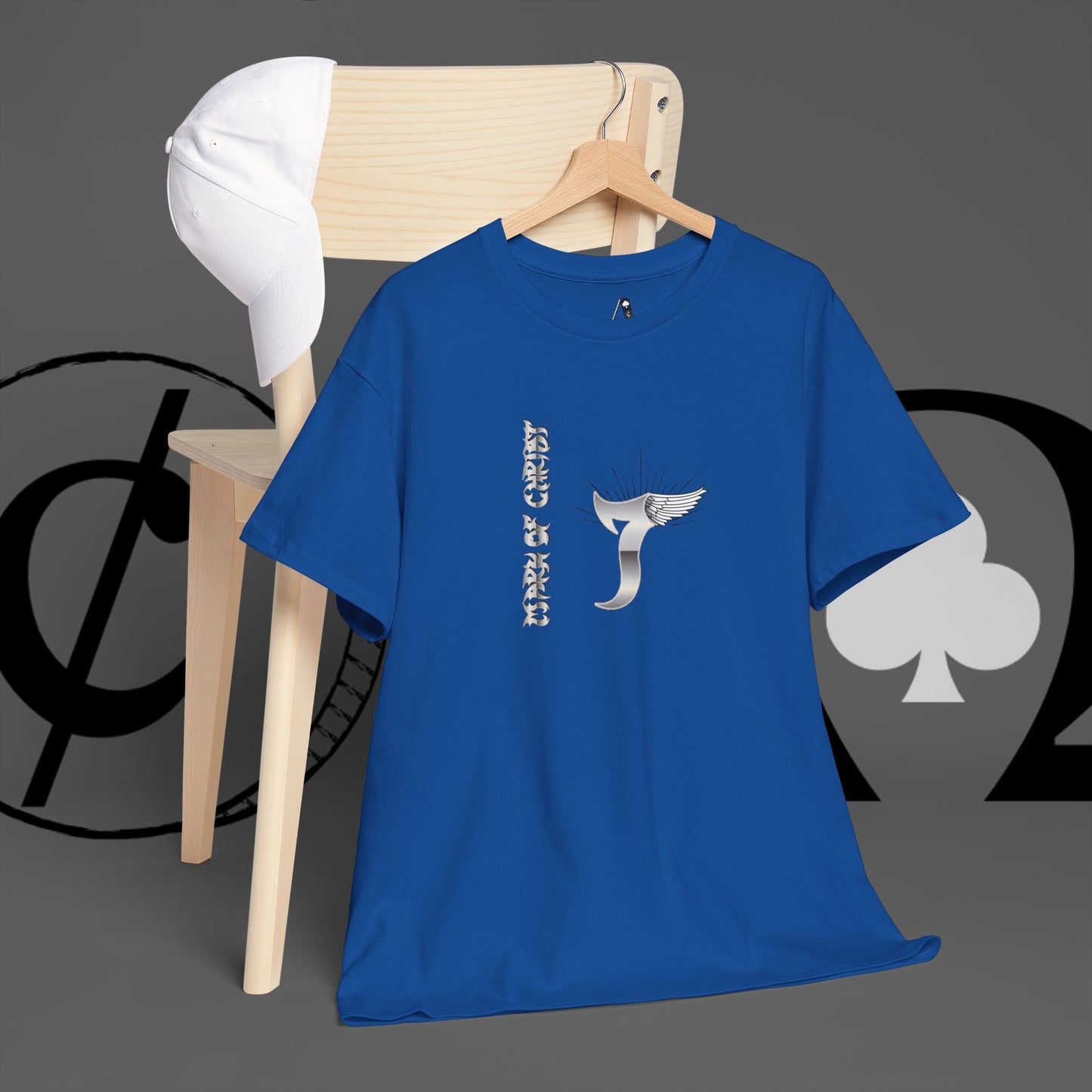 Minimal Whale Tail Tee — Japanese Kanji Nautical Graphic T-Shirt