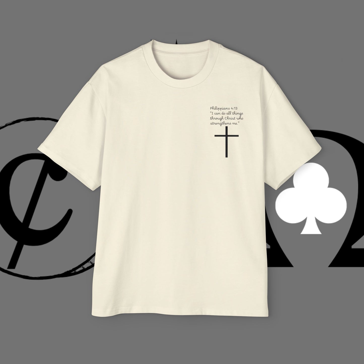 Action Symbol Tee — Minimal Graphic Men's Oversized T-Shirt