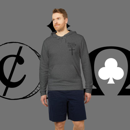 Christian Cross Hoodie — "Go At" Graphic Spiritual Sweatshirt