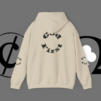 God First Hoodie — Minimal Faith Graphic Pullover