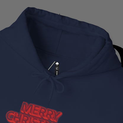 Christmas Hoodie — 'Merry Christmas' Front & 'Naughty is the New Nice' Back Holiday Hoodie