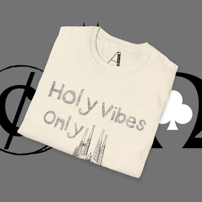 Christian Cross T-Shirt — Grunge Crown of Thorns Design