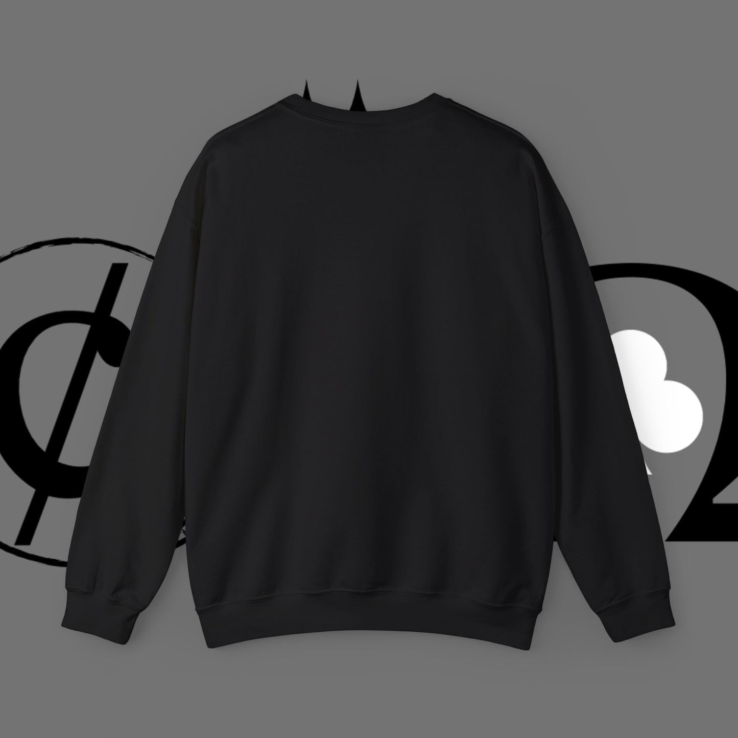 Ocean Wave Crewneck Sweatshirt — Minimal Blue Surf Graphic