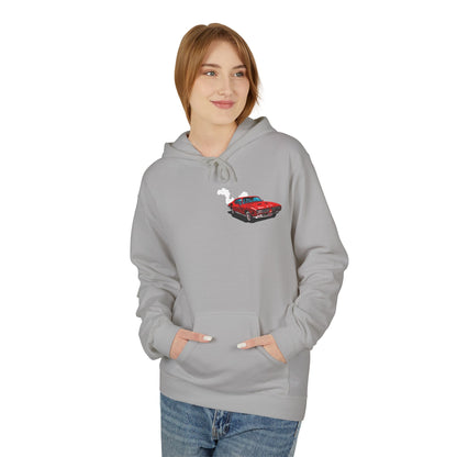 Classic Muscle Car Hoodie — Vintage Camaro Diagram Print