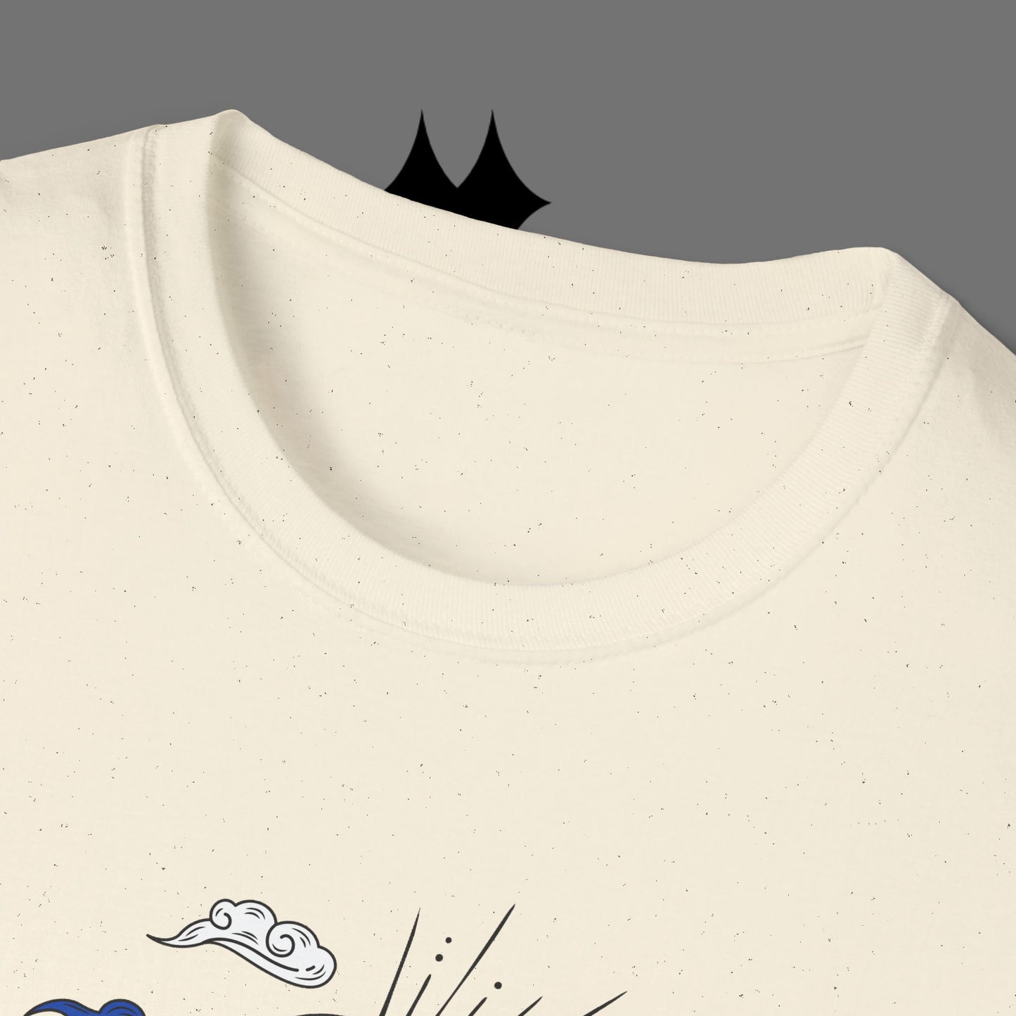 Ocean Wave Graphic T-Shirt — Blue Surf Sunset Design