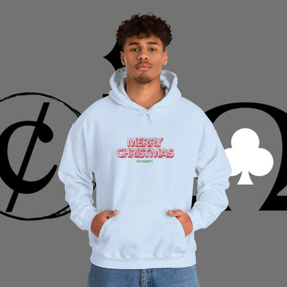 Christmas Hoodie — 'Merry Christmas' Front & 'Naughty is the New Nice' Back Holiday Hoodie