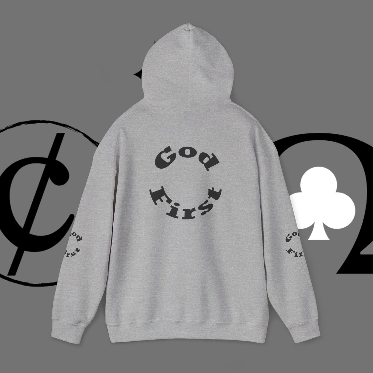 God First Hoodie — Minimal Faith Graphic Pullover