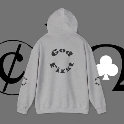 God First Hoodie — Minimal Faith Graphic Pullover