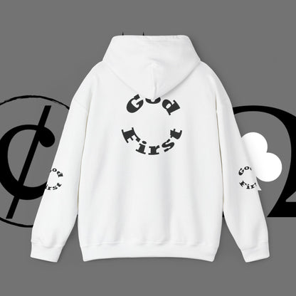 God First Hoodie — Minimal Faith Graphic Pullover