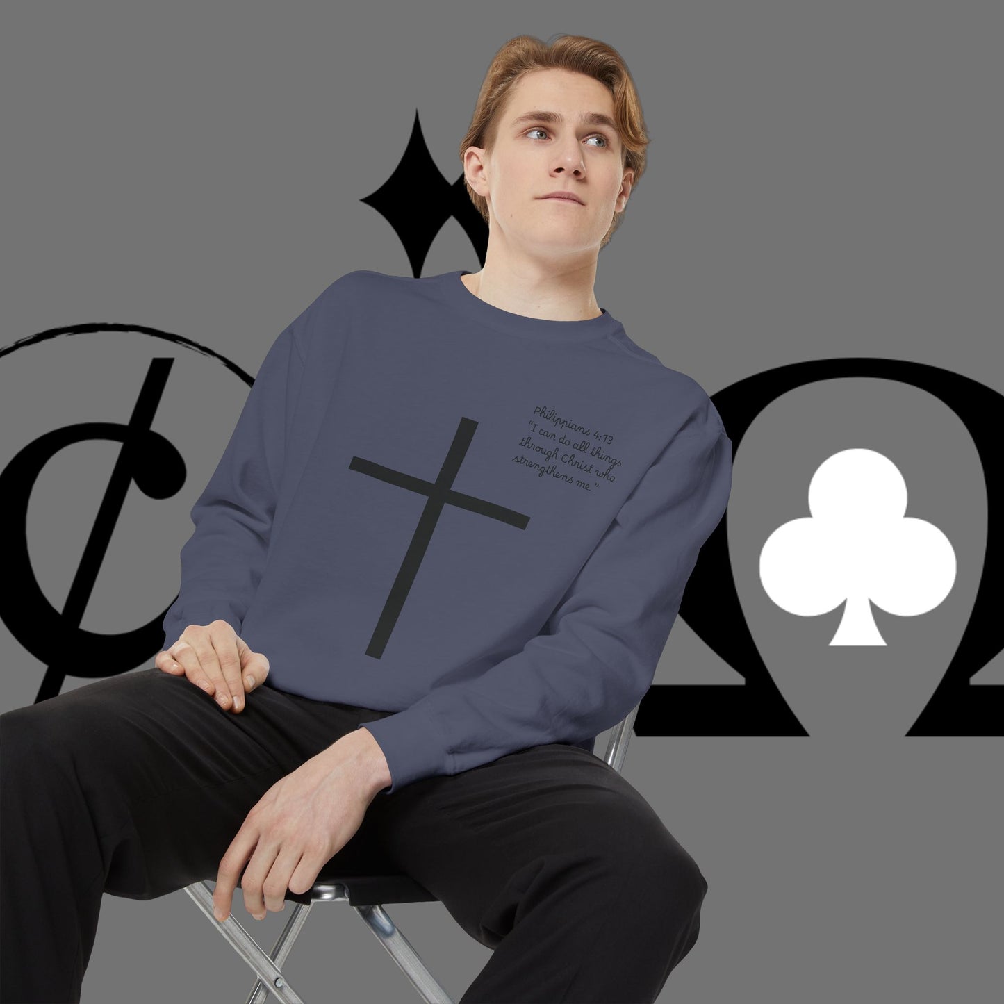 Unisex Garment-Dyed Sweatshirt