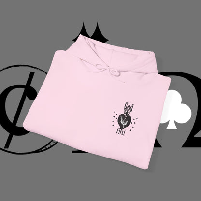 God First Hoodie — Minimal Faith Graphic Pullover