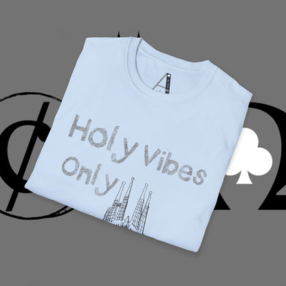 Christian Cross T-Shirt — Grunge Crown of Thorns Design