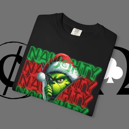 Grinch “Naughty Is the New Nice” Christmas T-Shirt