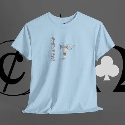 Minimal Whale Tail Tee — Japanese Kanji Nautical Graphic T-Shirt