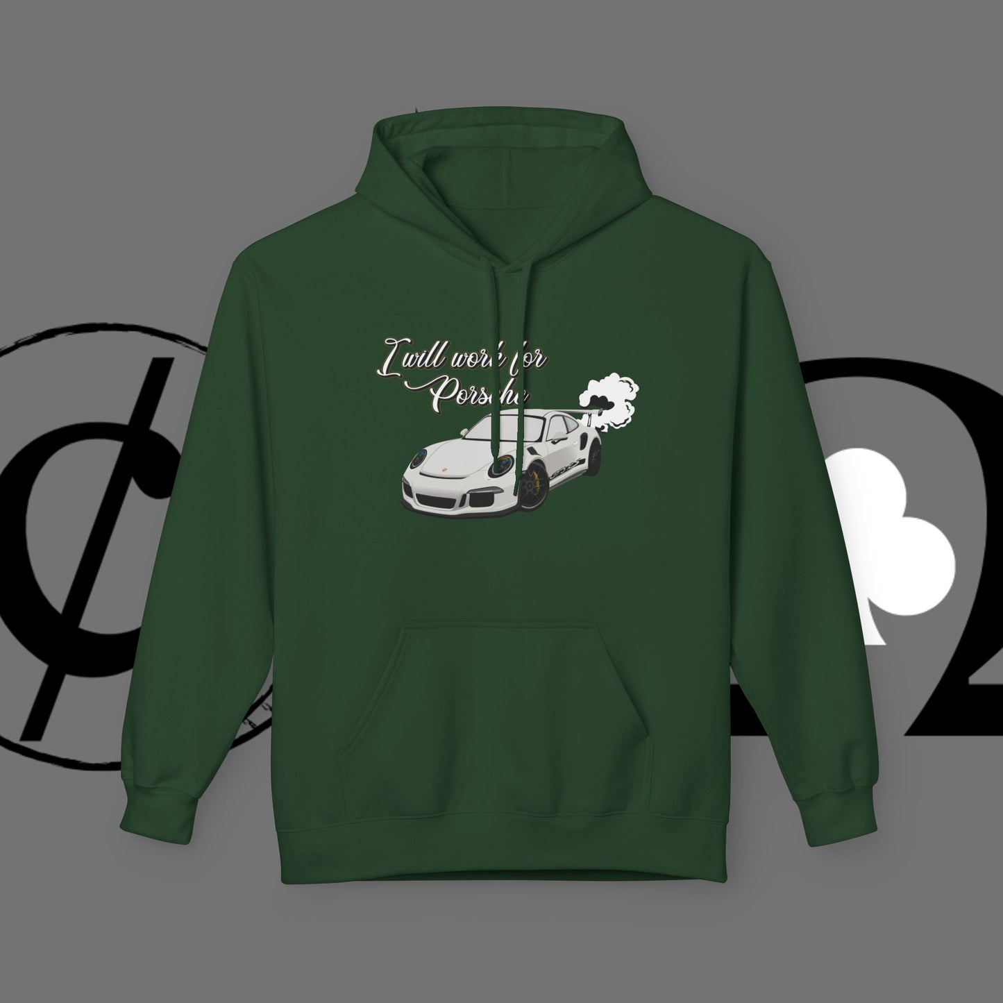 Racing Car Hoodie — "I will win to be Pride the" Graphic Streetwear