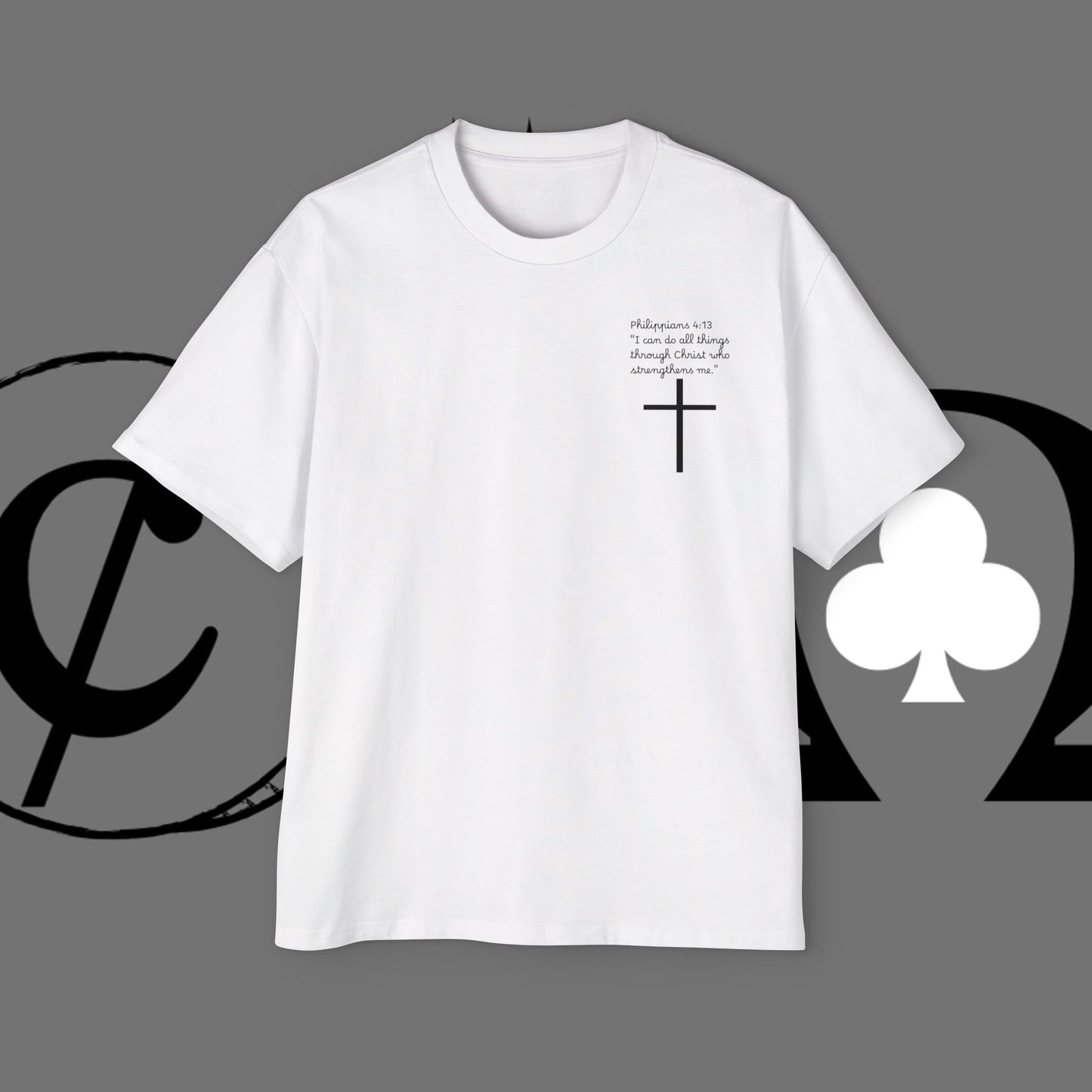 Action Symbol Tee — Minimal Graphic Men's Oversized T-Shirt