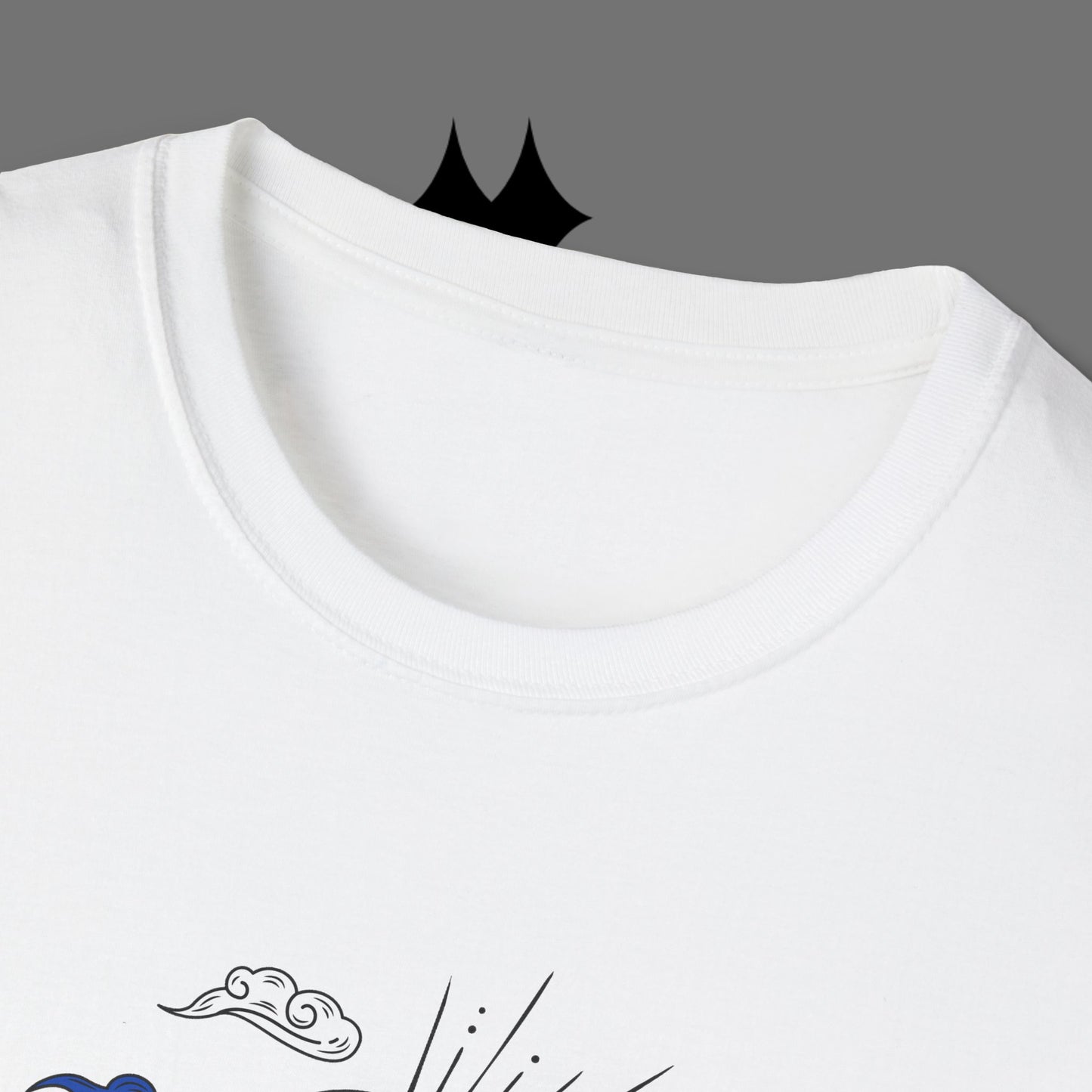 Ocean Wave Graphic T-Shirt — Blue Surf Sunset Design